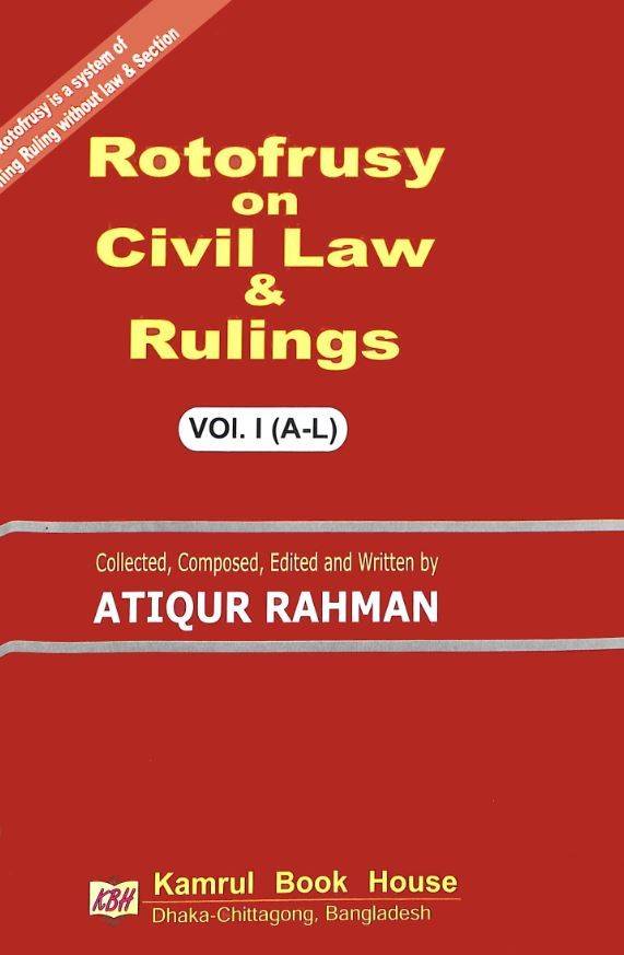Rotofrusy on Civil Law & Rulings. Vol. I (A-L)